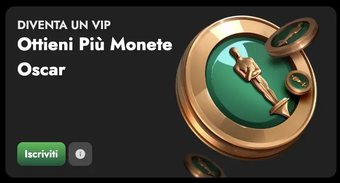 Oscarspin Diventa Un VIP