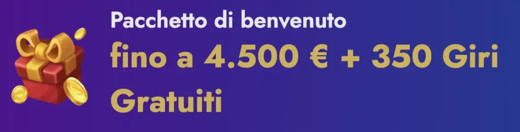 Oscarspin Pachetto di benvenuto